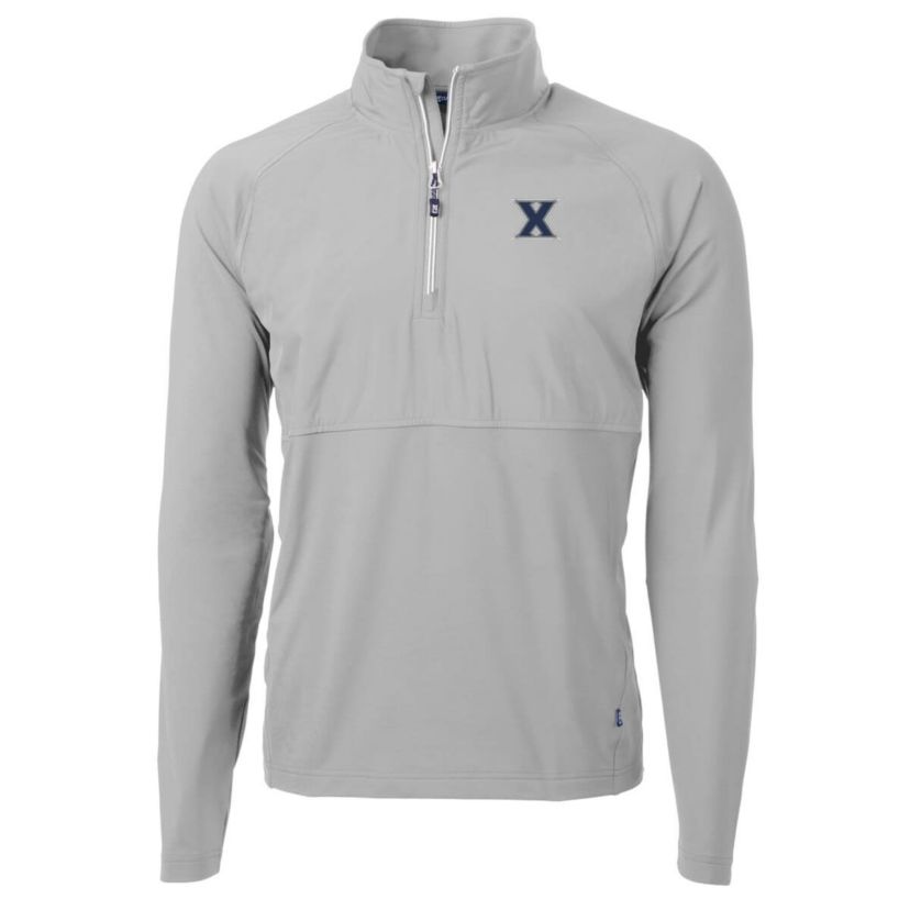 NCAA Xavier Musketeers Adapt Eco Knit Hybrid Recycled Quarter-Zip Pullover Top