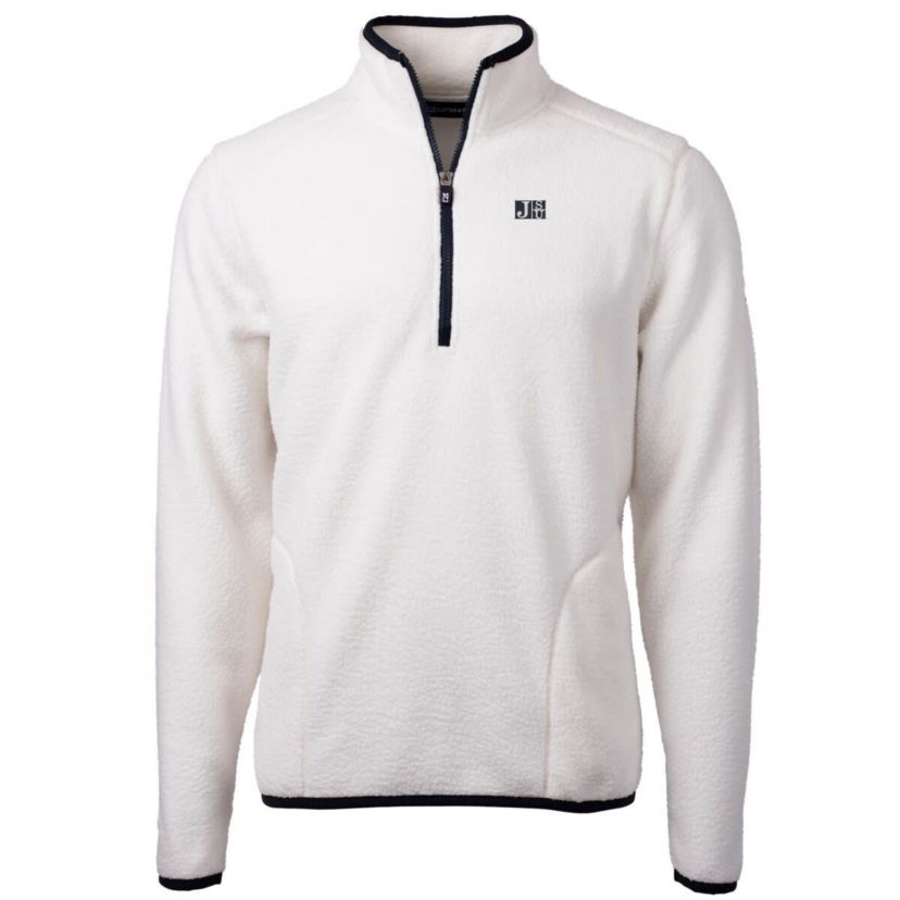 NCAA Jackson State Tigers Team Logo Cascade Eco Sherpa Fleece Quarter-Zip Pullover Jacket