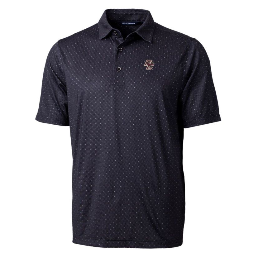 Boston College Eagles NCAA Boston NCAA Eagles Pike Double Dot Print Stretch Polo