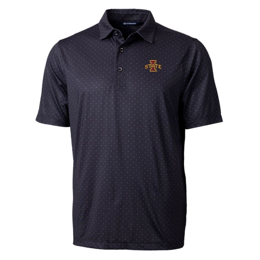 NCAA Iowa State Cyclones Pike Double Dot Print Stretch Polo