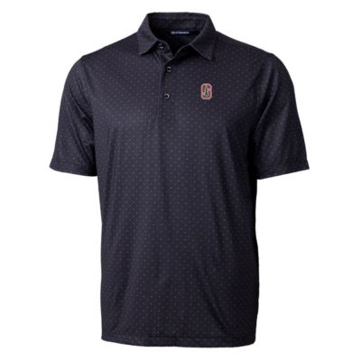 Stanford Cardinal NCAA Pike Double Dot Print Stretch Polo