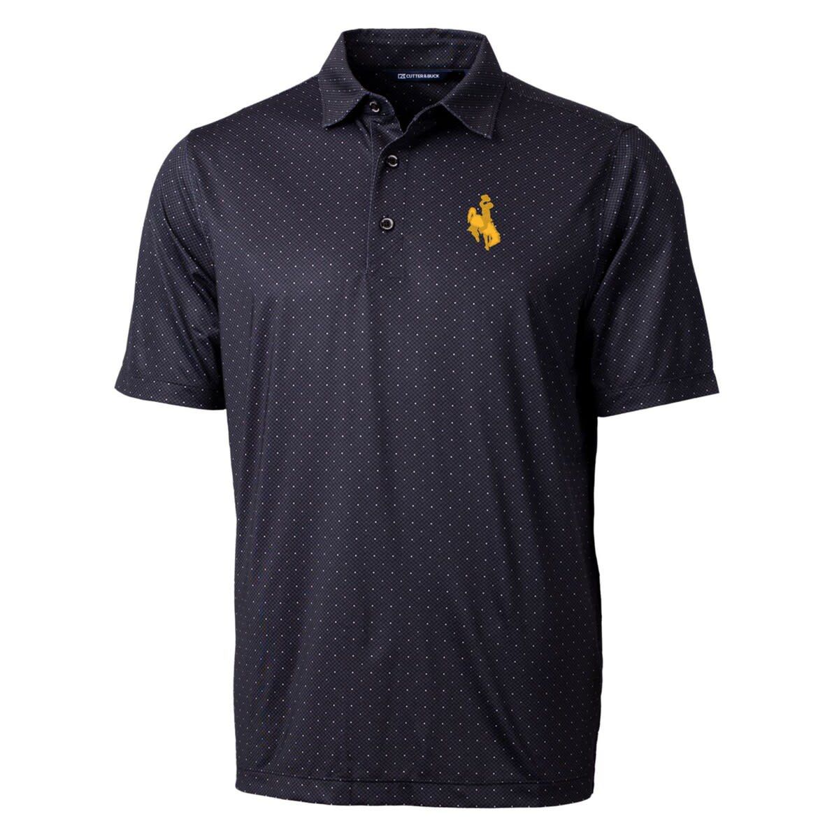 NCAA Wyoming Cowboys Pike Double Dot Print Stretch Polo