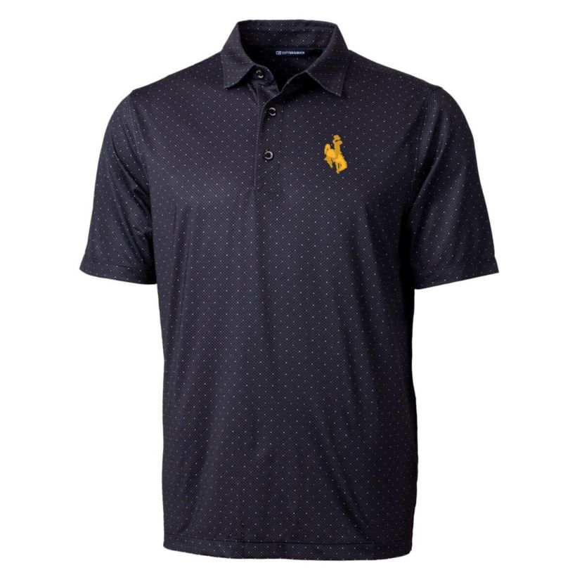 NCAA Wyoming Cowboys Pike Double Dot Print Stretch Polo