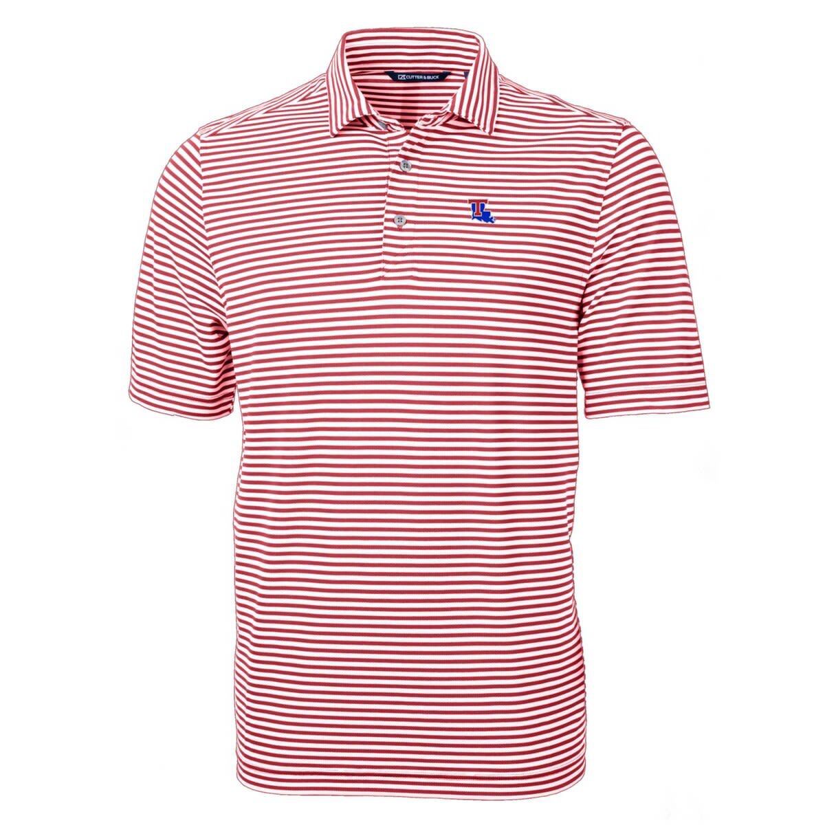 NCAA Louisiana Tech Bulldogs Virtue Eco Pique Stripe Recycled Polo