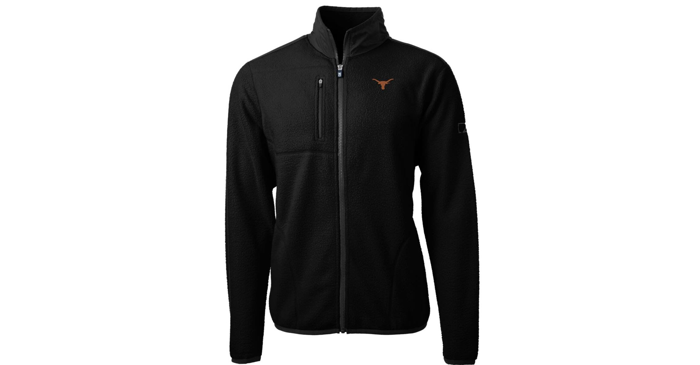 NCAA Texas Longhorns Team Logo Cascade Eco Sherpa Fleece Full-Zip Jacket