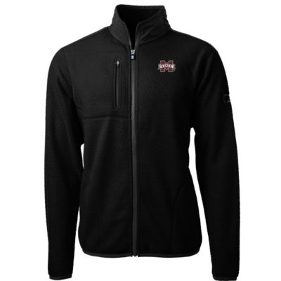 NCAA Mississippi State Bulldogs Team Logo Cascade Eco Sherpa Fleece Full-Zip Jacket