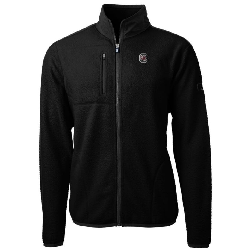 NCAA South Carolina Gamecocks Team Logo Cascade Eco Sherpa Fleece Full-Zip Jacket