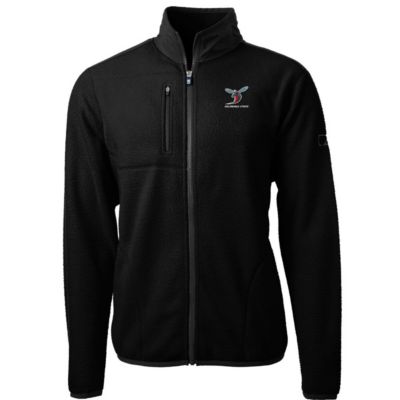 NCAA Delaware State Hornets Team Logo Cascade Eco Sherpa Fleece Full-Zip Jacket