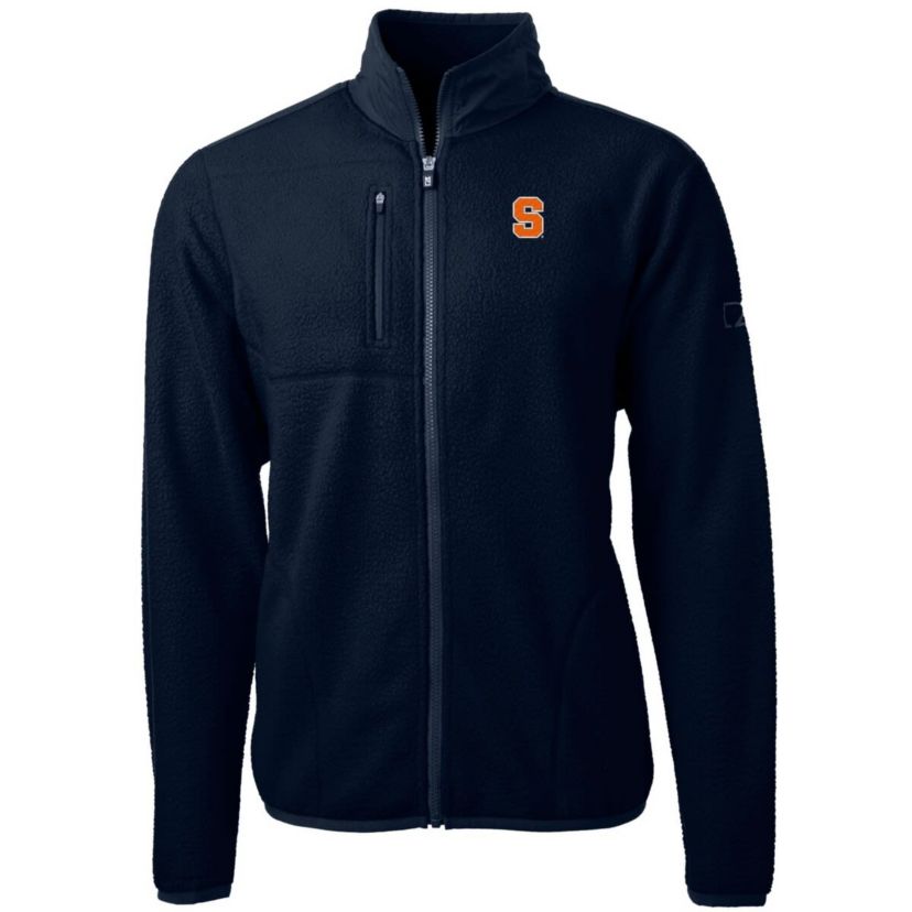 Syracuse Orange NCAA Syracuse Team Logo Cascade Eco Sherpa Fleece Full-Zip Jacket