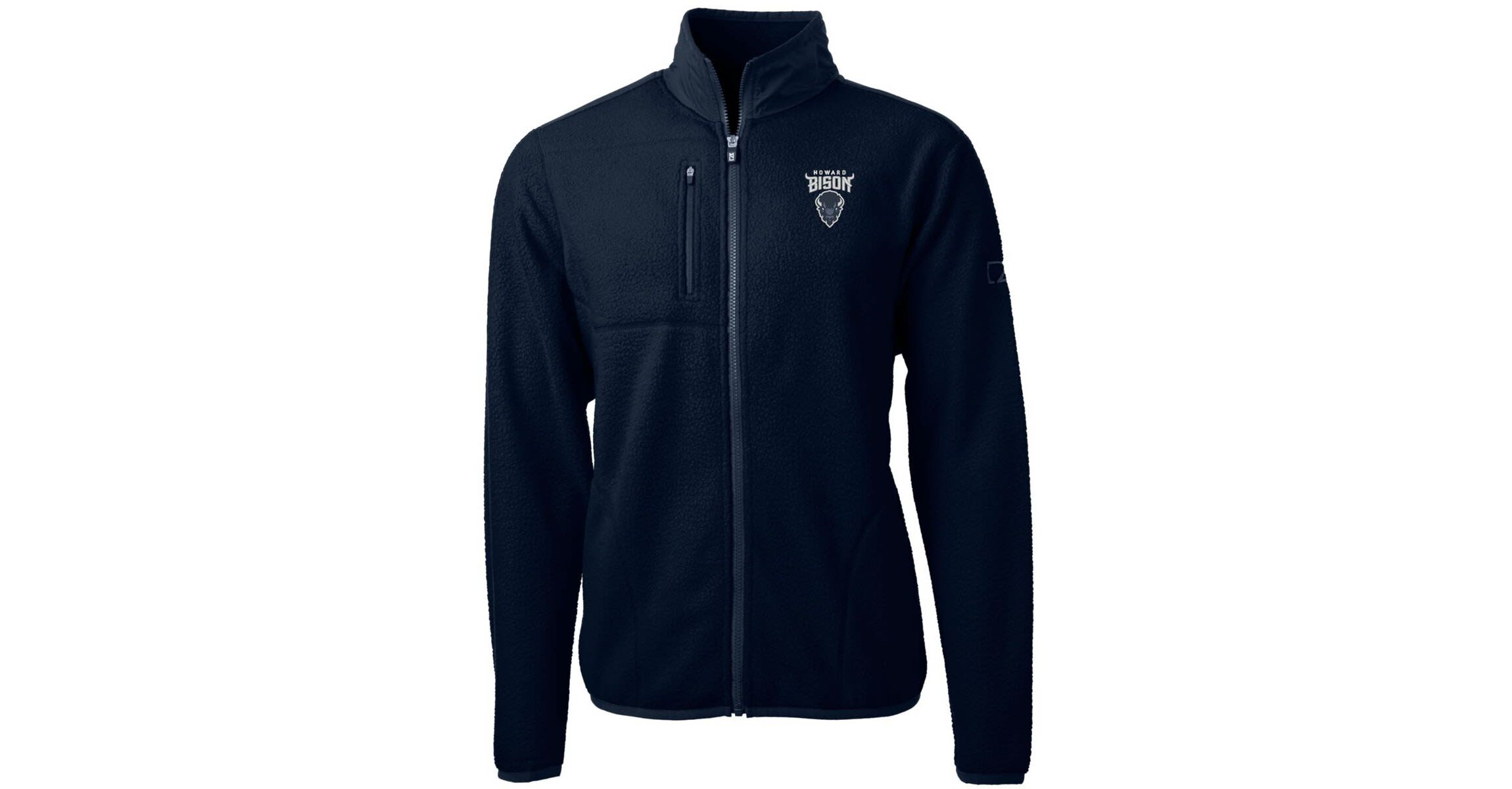 NCAA Howard Bison Team Logo Cascade Eco Sherpa Fleece Full-Zip Jacket