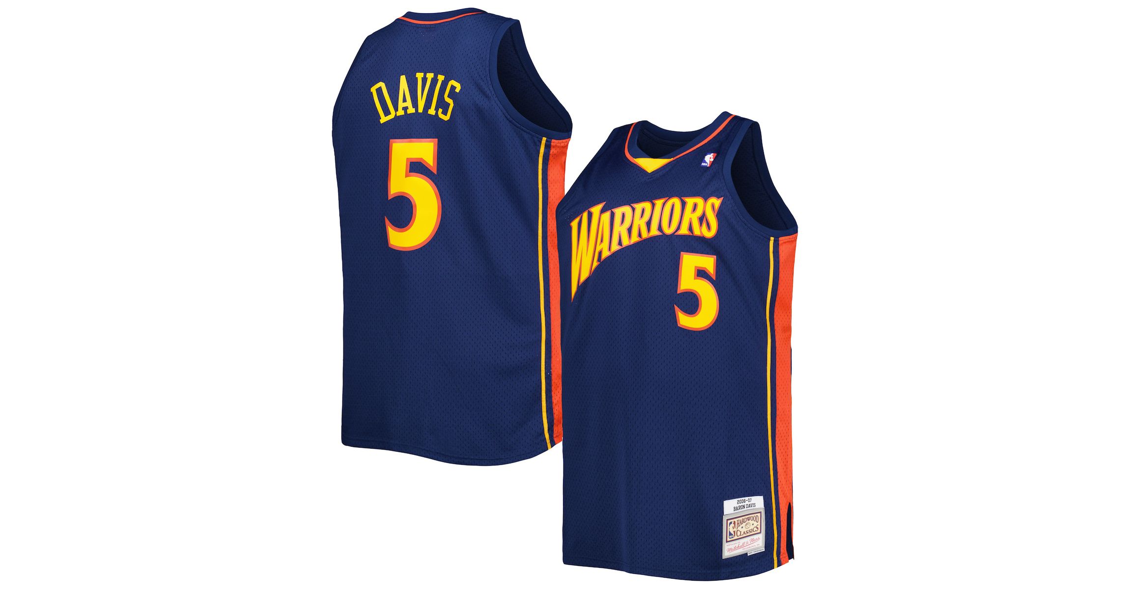 NBA Baron Davis Golden State Warriors Big & Tall Hardwood Classics 2006/07 Swingman Jersey