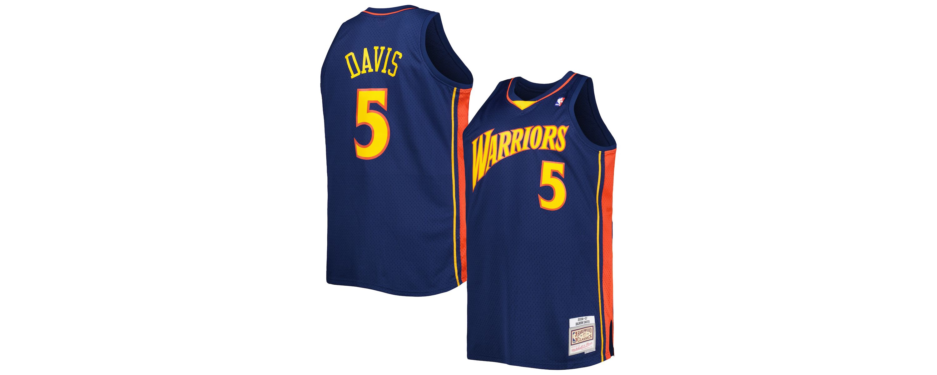 NBA Baron Davis Golden State Warriors Big & Tall Hardwood Classics 2006/07 Swingman Jersey