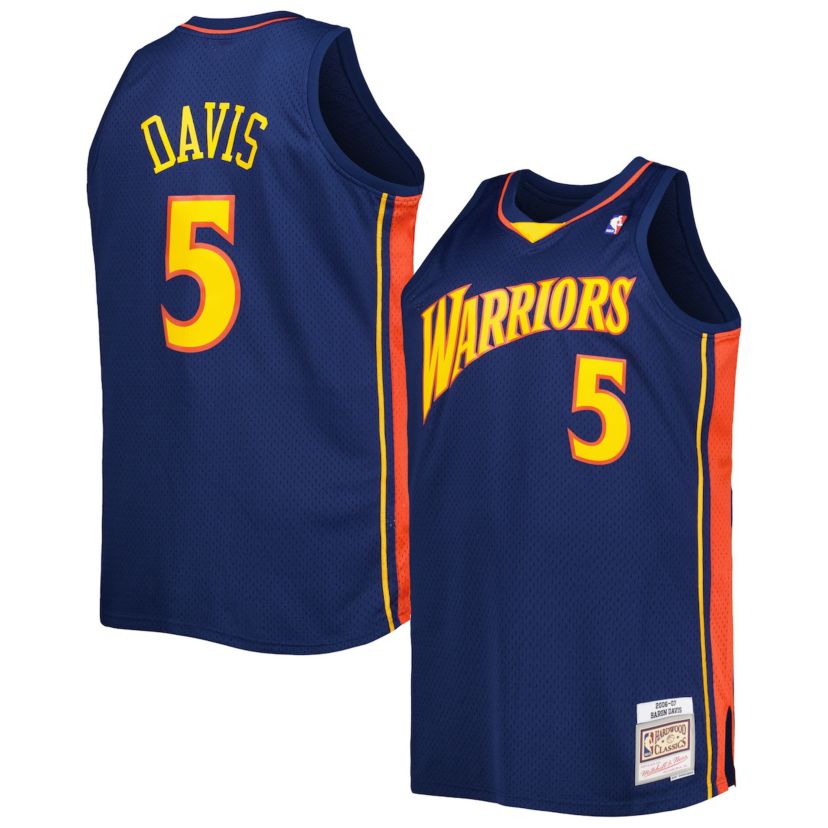 NBA Baron Davis Golden State Warriors Big & Tall Hardwood Classics 2006/07 Swingman Jersey