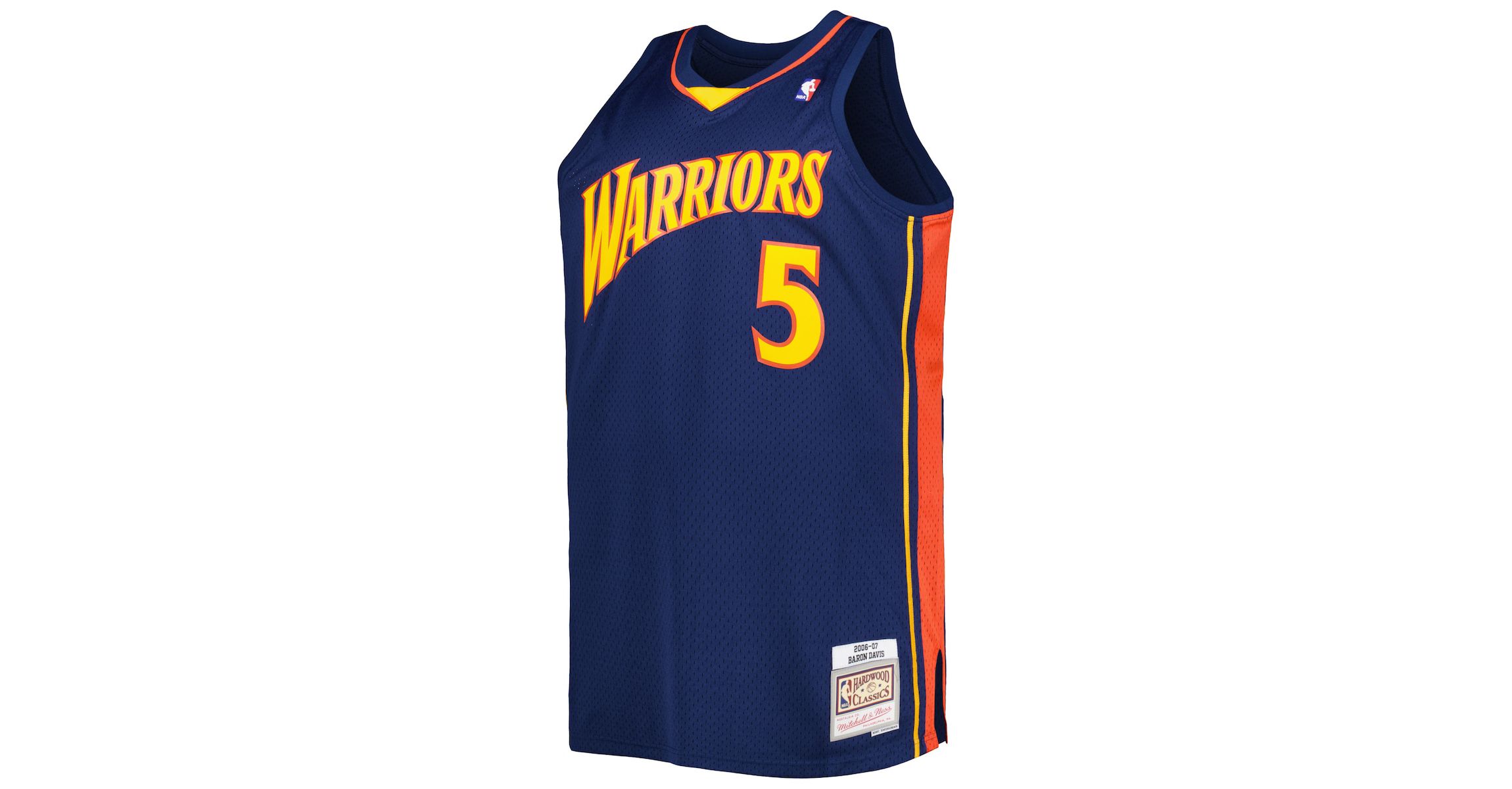 NBA Baron Davis Golden State Warriors Big & Tall Hardwood Classics 2006/07 Swingman Jersey