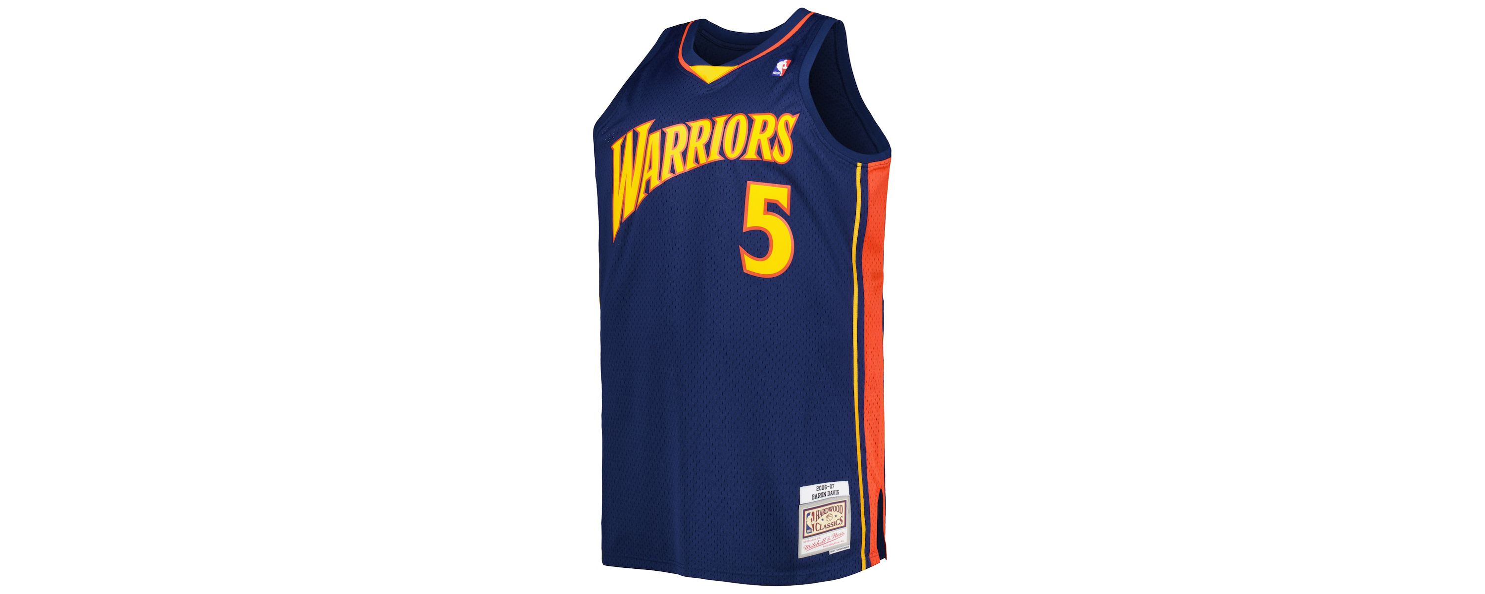 NBA Baron Davis Golden State Warriors Big & Tall Hardwood Classics 2006/07 Swingman Jersey