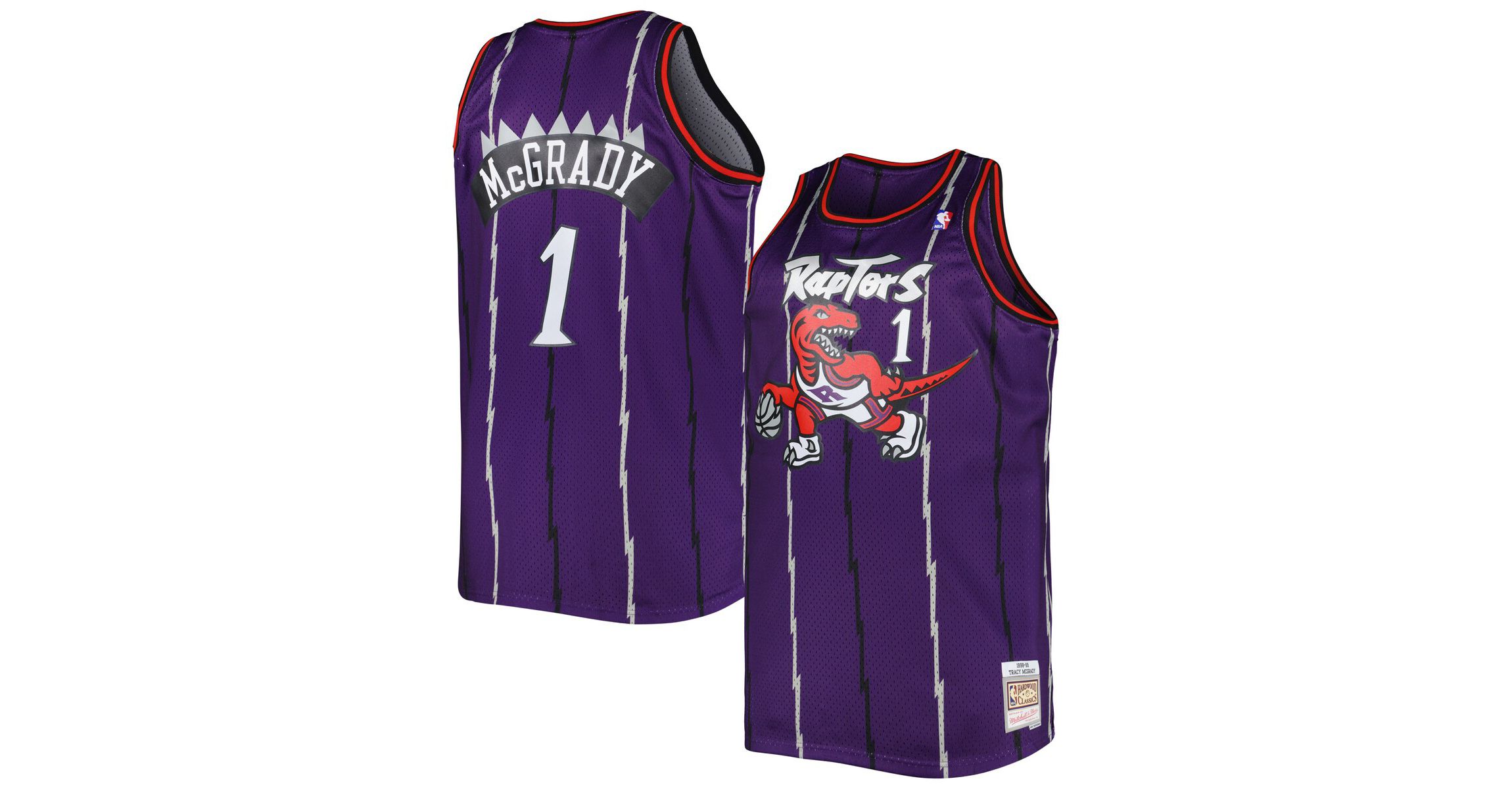 NBA Tracy McGrady Toronto Raptors Big & Tall Hardwood Classics 1998/99 Swingman Jersey