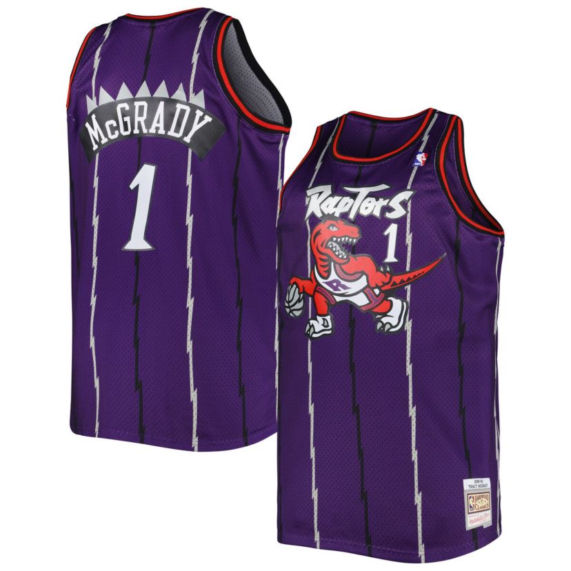 NBA Tracy McGrady Toronto Raptors Big & Tall Hardwood Classics 1998/99 Swingman Jersey