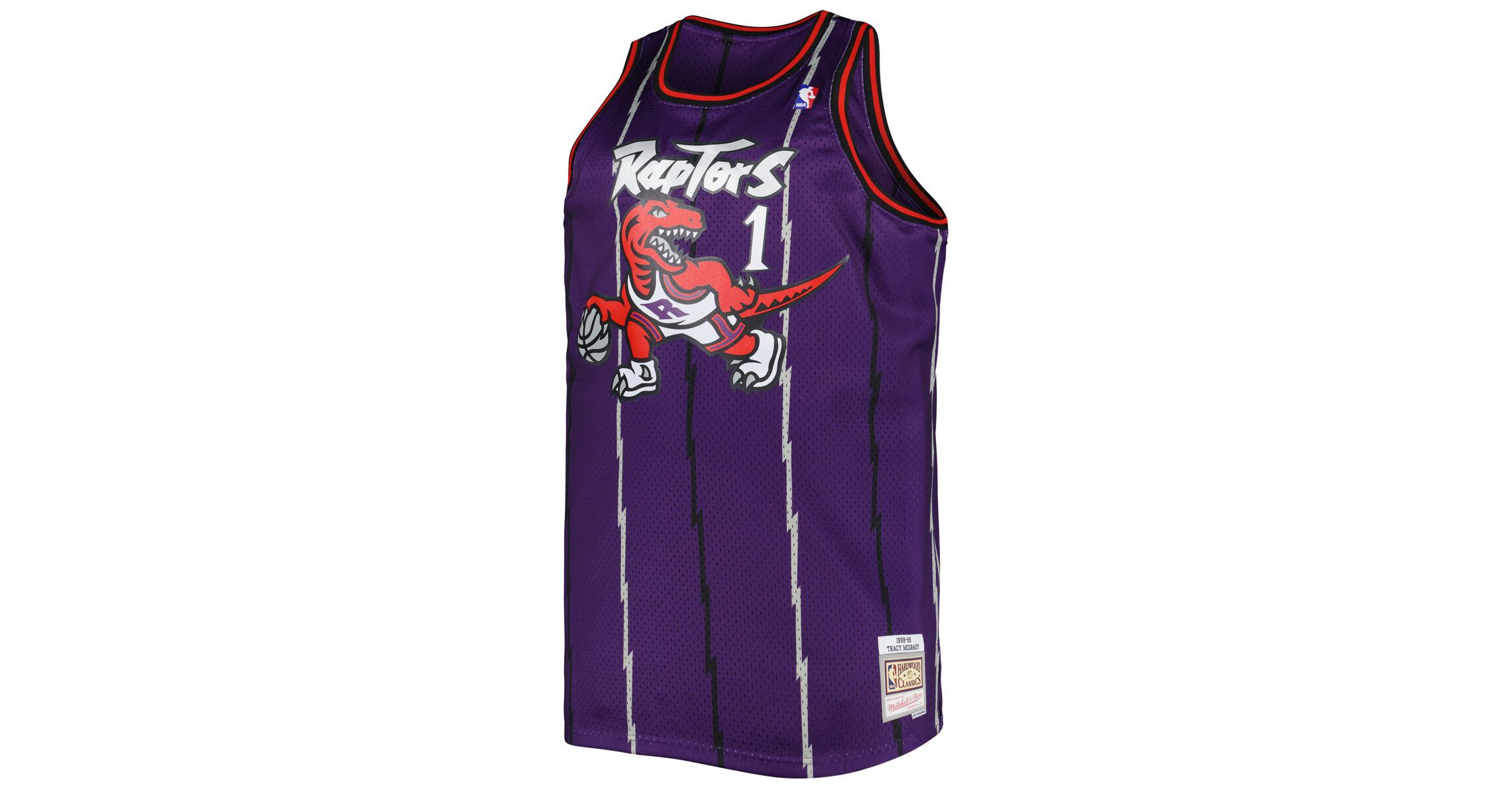 NBA Tracy McGrady Toronto Raptors Big & Tall Hardwood Classics 1998/99 Swingman Jersey