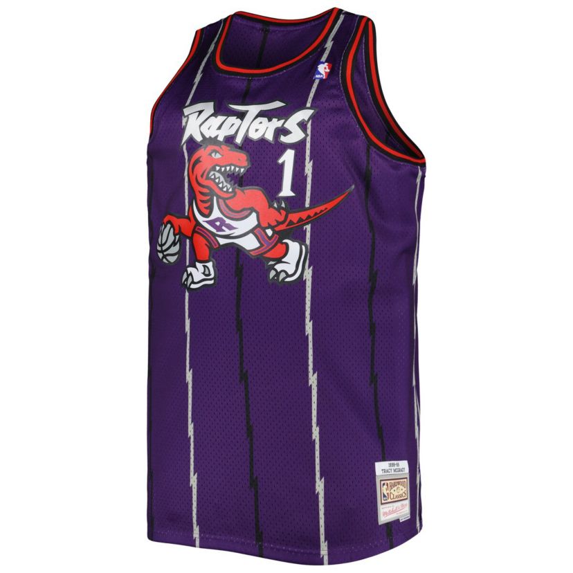 NBA Tracy McGrady Toronto Raptors Big & Tall Hardwood Classics 1998/99 Swingman Jersey