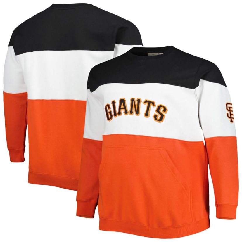 MLB San Francisco Giants Big & Tall Pullover Sweatshirt