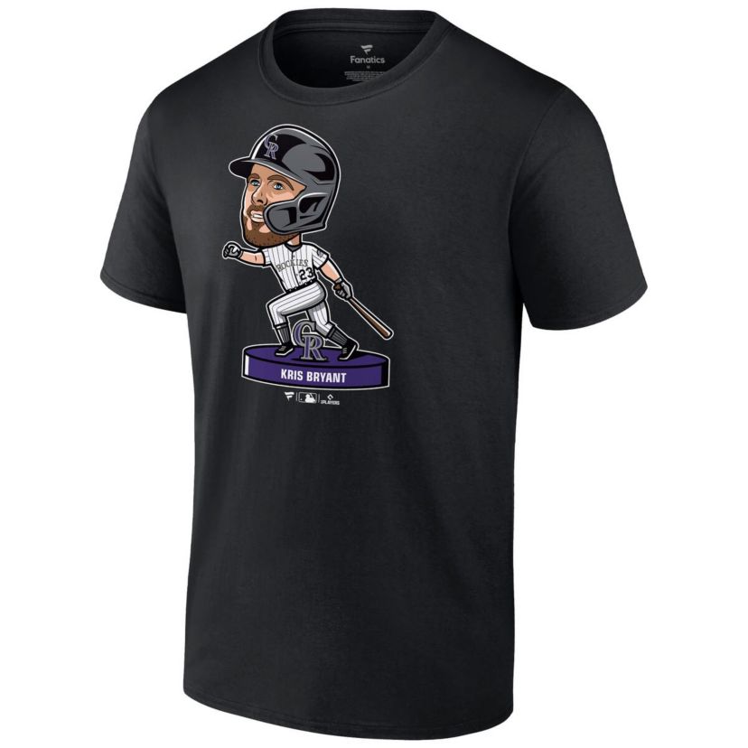 MLB Nike Kris Bryant Colorado Rockies Bobblehead T-Shirt