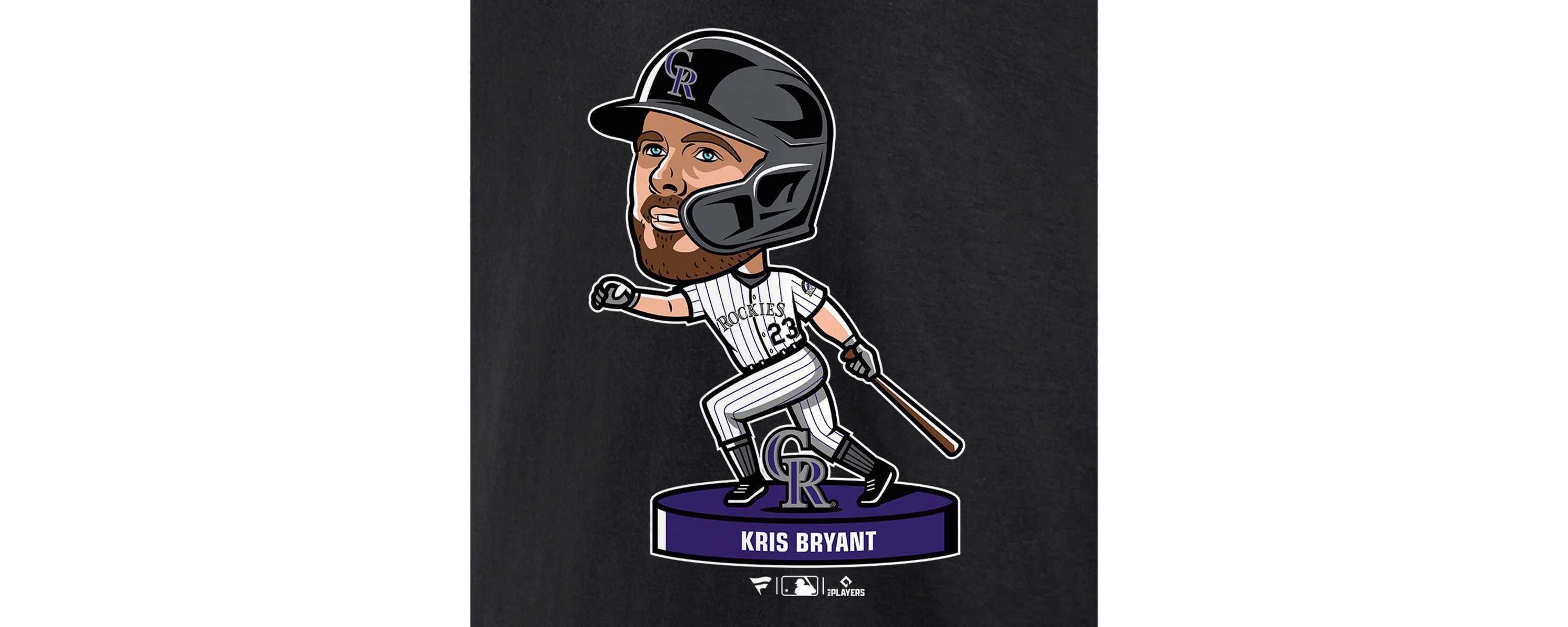 MLB Nike Kris Bryant Colorado Rockies Bobblehead T-Shirt