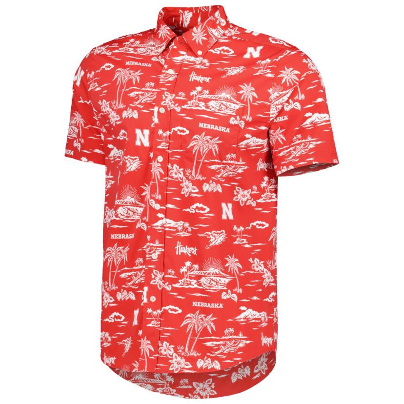 NCAA Nebraska Huskers Performance Button-Down Shirt