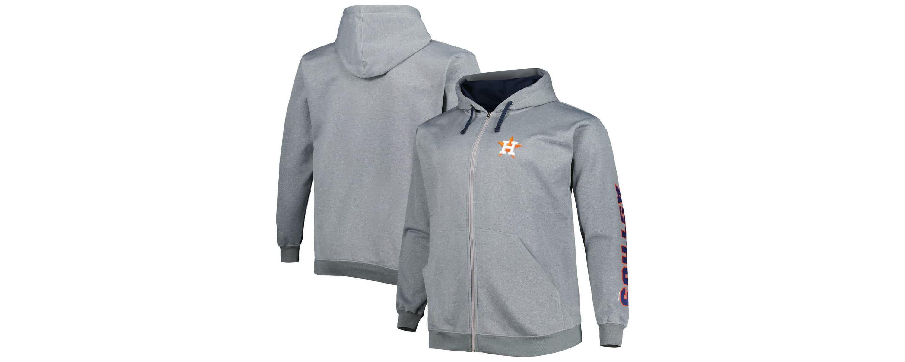 MLB Houston Astros Big & Tall Pullover Hoodie