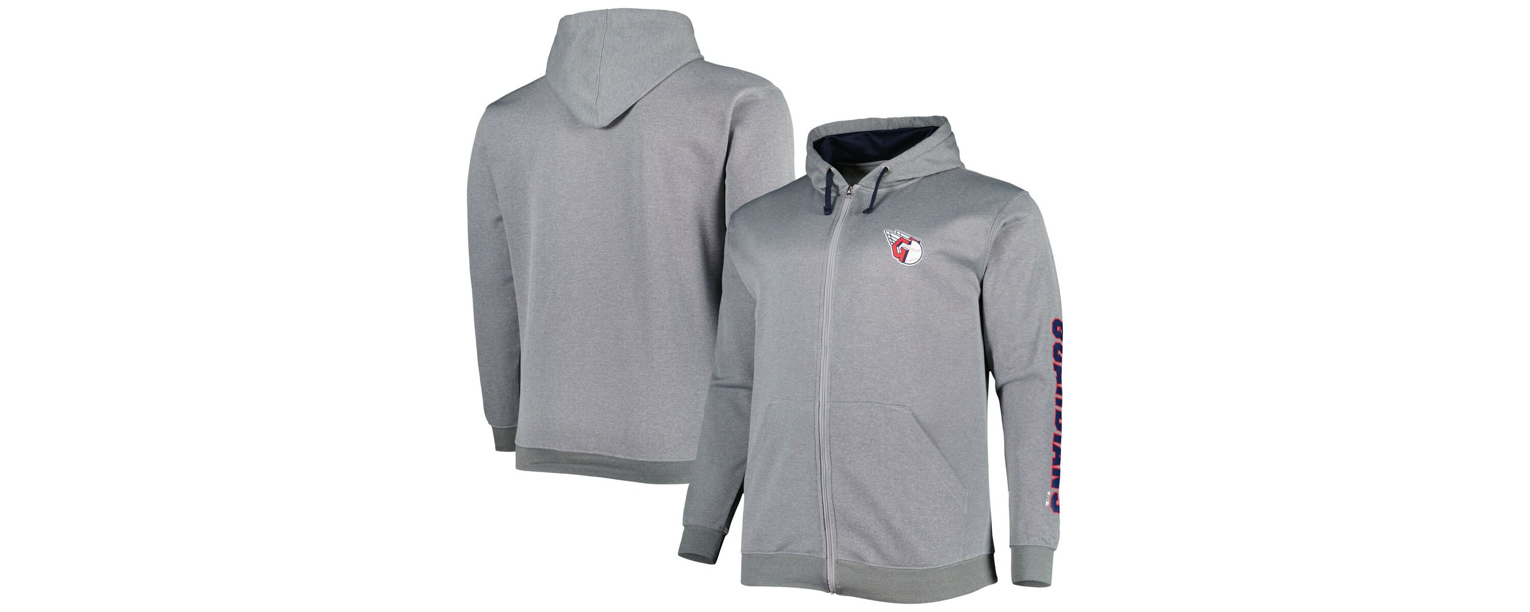 MLB Cleveland Guardians Big & Tall Pullover Hoodie