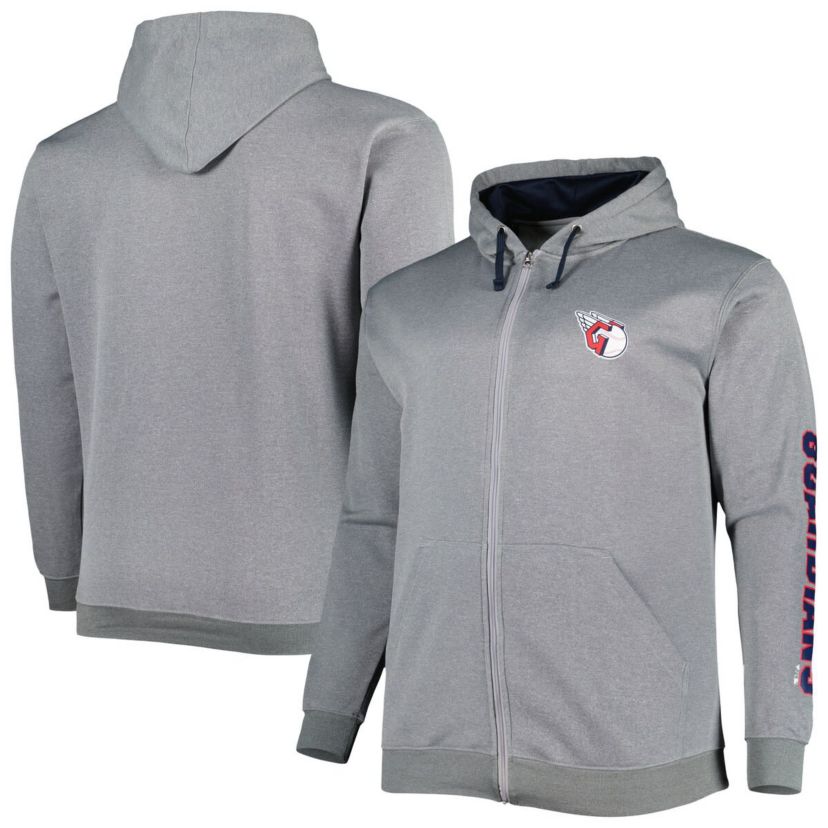 MLB Cleveland Guardians Big & Tall Pullover Hoodie