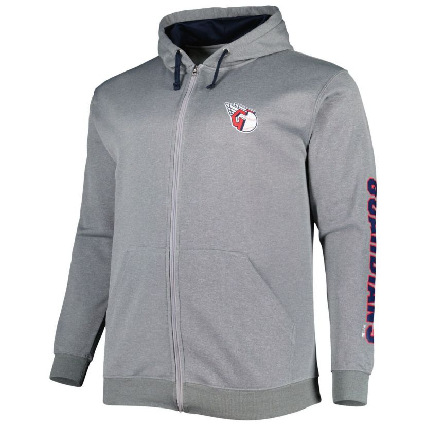 MLB Cleveland Guardians Big & Tall Pullover Hoodie