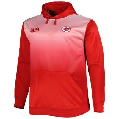 MLB Cincinnati Reds Fade Sublimated Fleece Pullover Hoodie