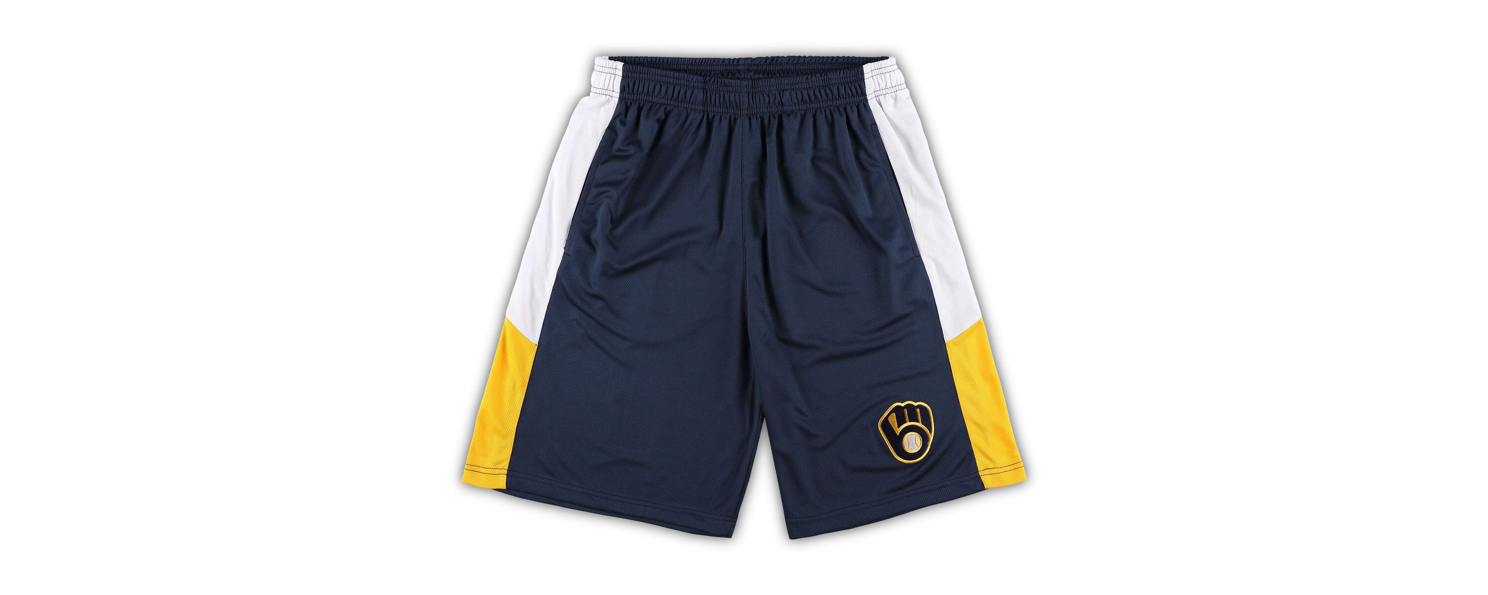 MLB Milwaukee Brewers Big & Tall Team Shorts