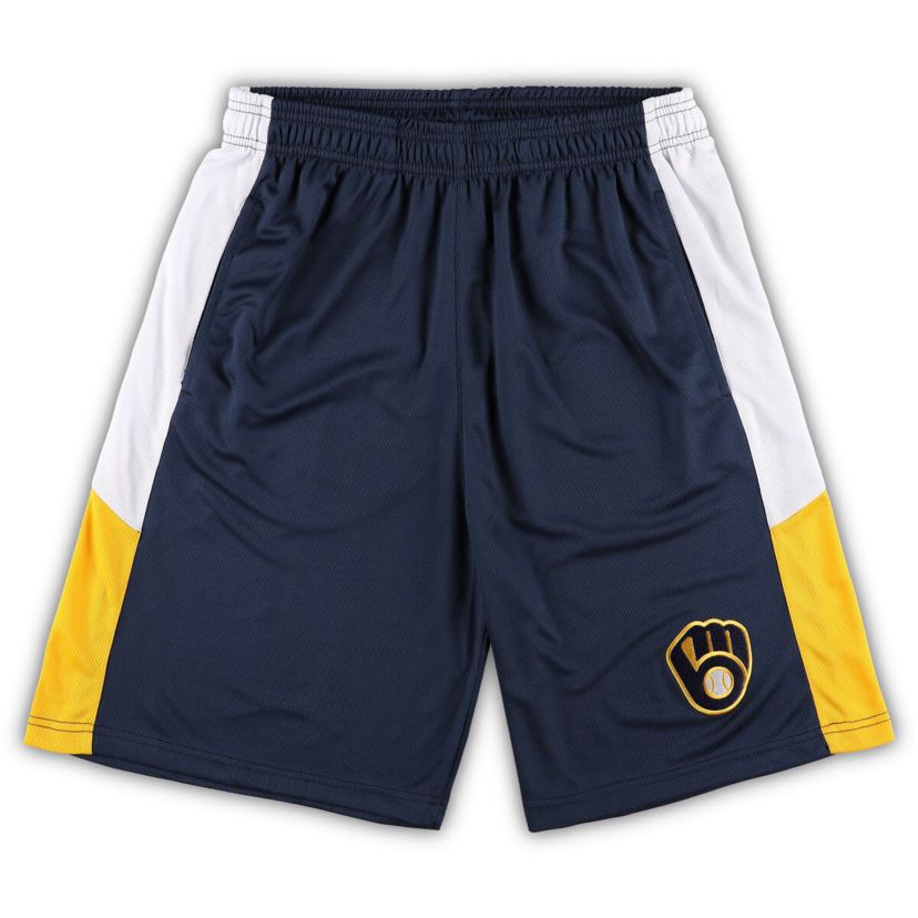 MLB Milwaukee Brewers Big & Tall Team Shorts