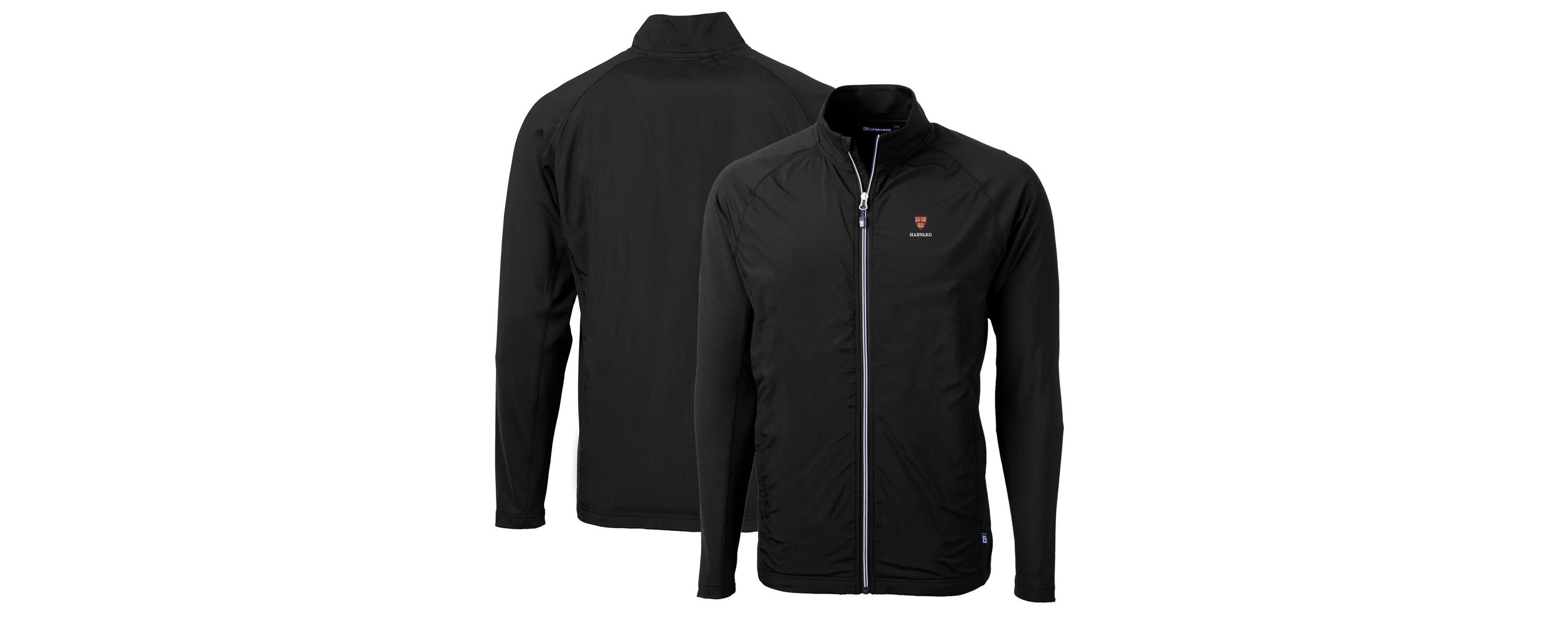 Harvard Crimson NCAA Harvard Big & Tall Adapt Eco Knit Hybrid Recycled Full-Zip Jacket