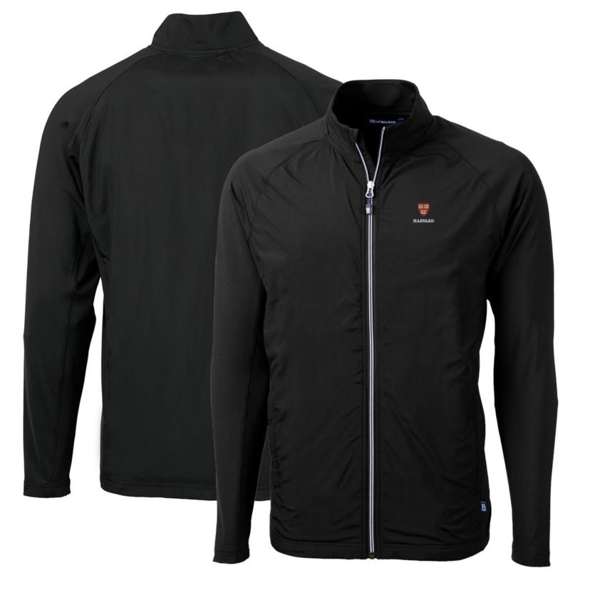 Harvard Crimson NCAA Harvard Big & Tall Adapt Eco Knit Hybrid Recycled Full-Zip Jacket