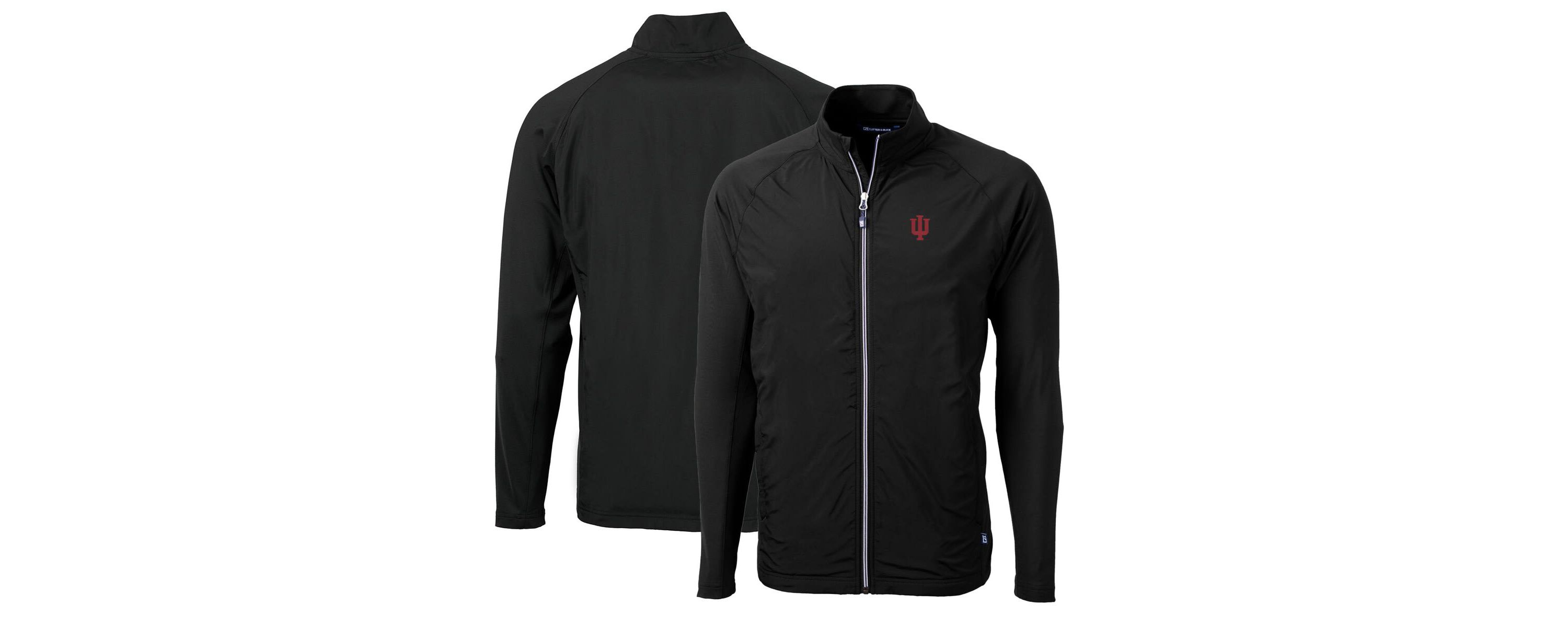 NCAA Indiana Hoosiers Big & Tall Adapt Eco Knit Hybrid Recycled Full-Zip Jacket
