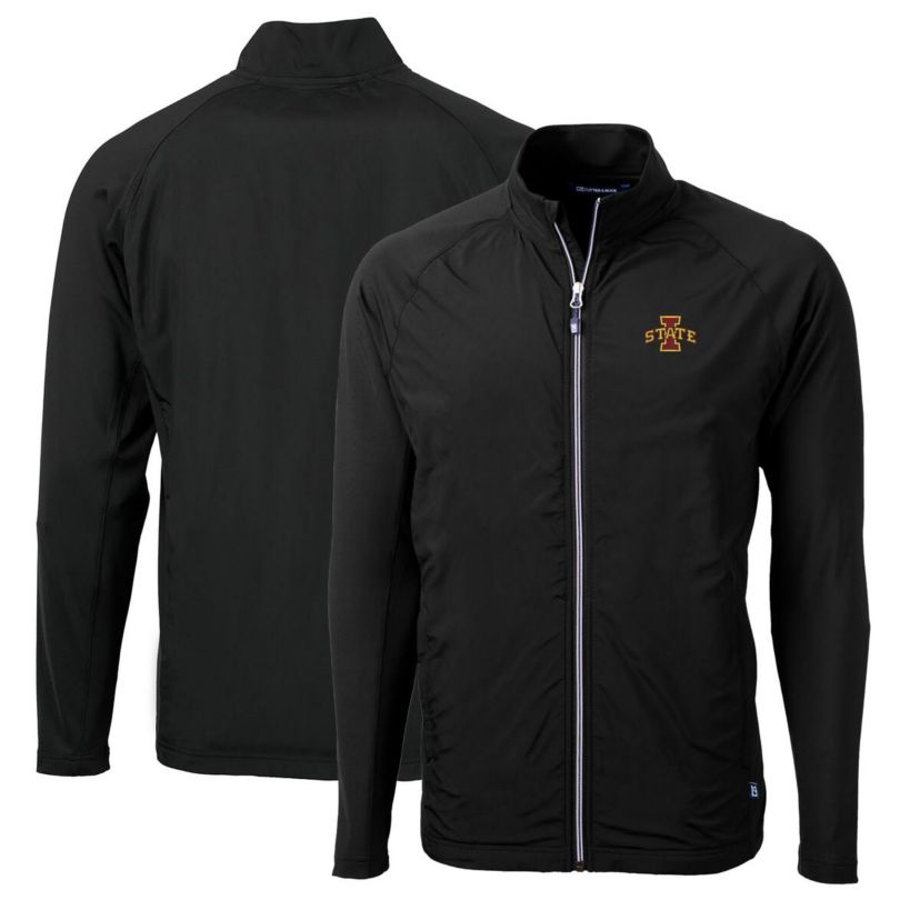 NCAA Iowa State Cyclones Big & Tall Adapt Eco Knit Hybrid Recycled Full-Zip Jacket
