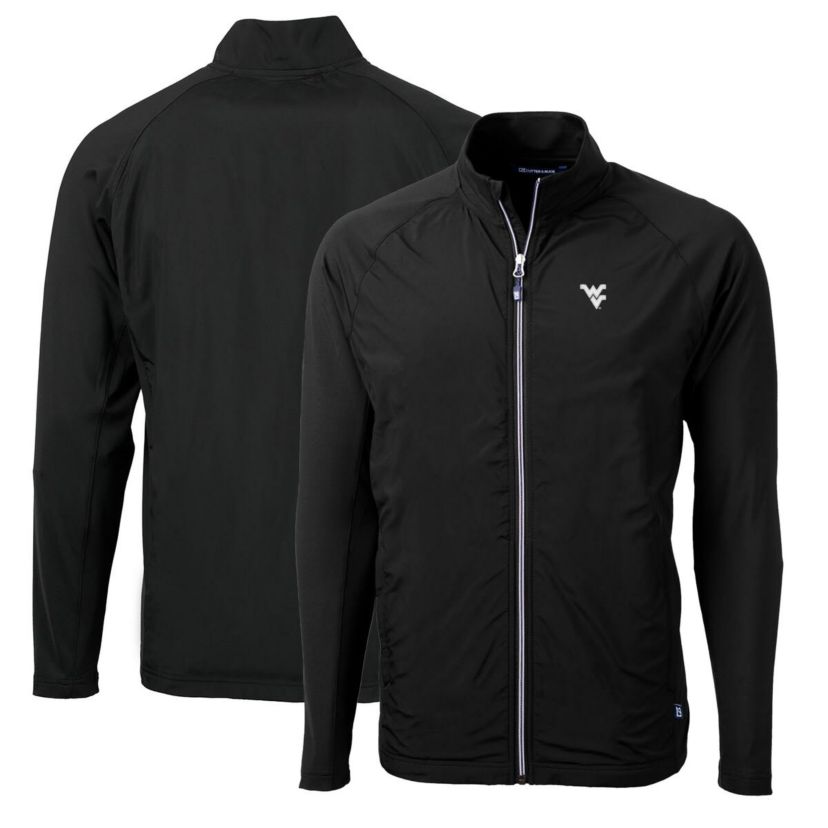 NCAA West Virginia Mountaineers Big & Tall Adapt Eco Knit Hybrid Recycled Full-Zip Jacket