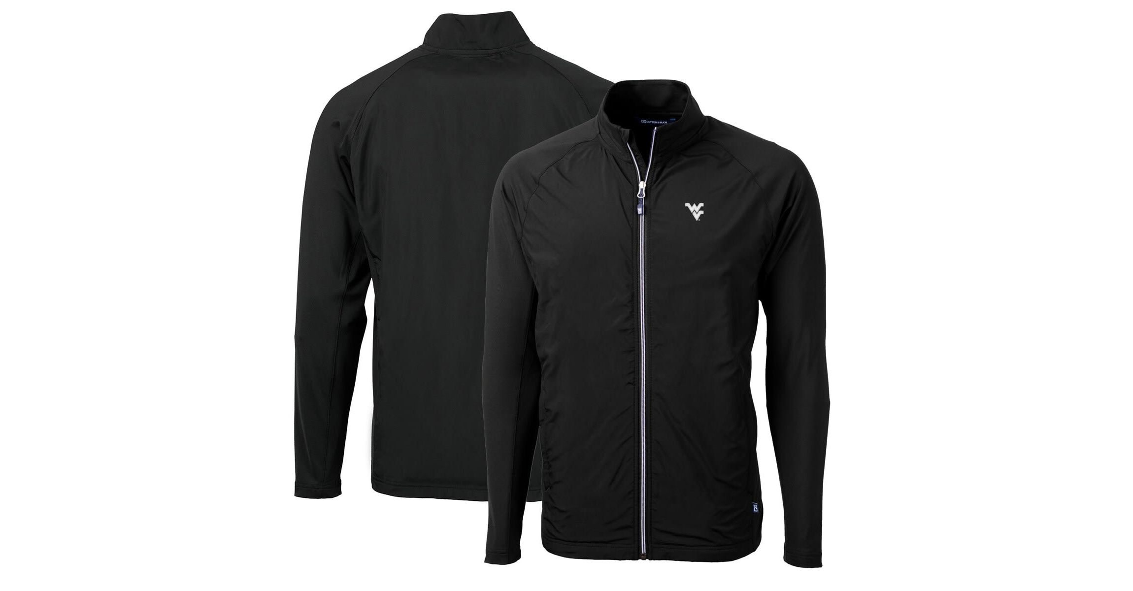 NCAA West Virginia Mountaineers Big & Tall Adapt Eco Knit Hybrid Recycled Full-Zip Jacket