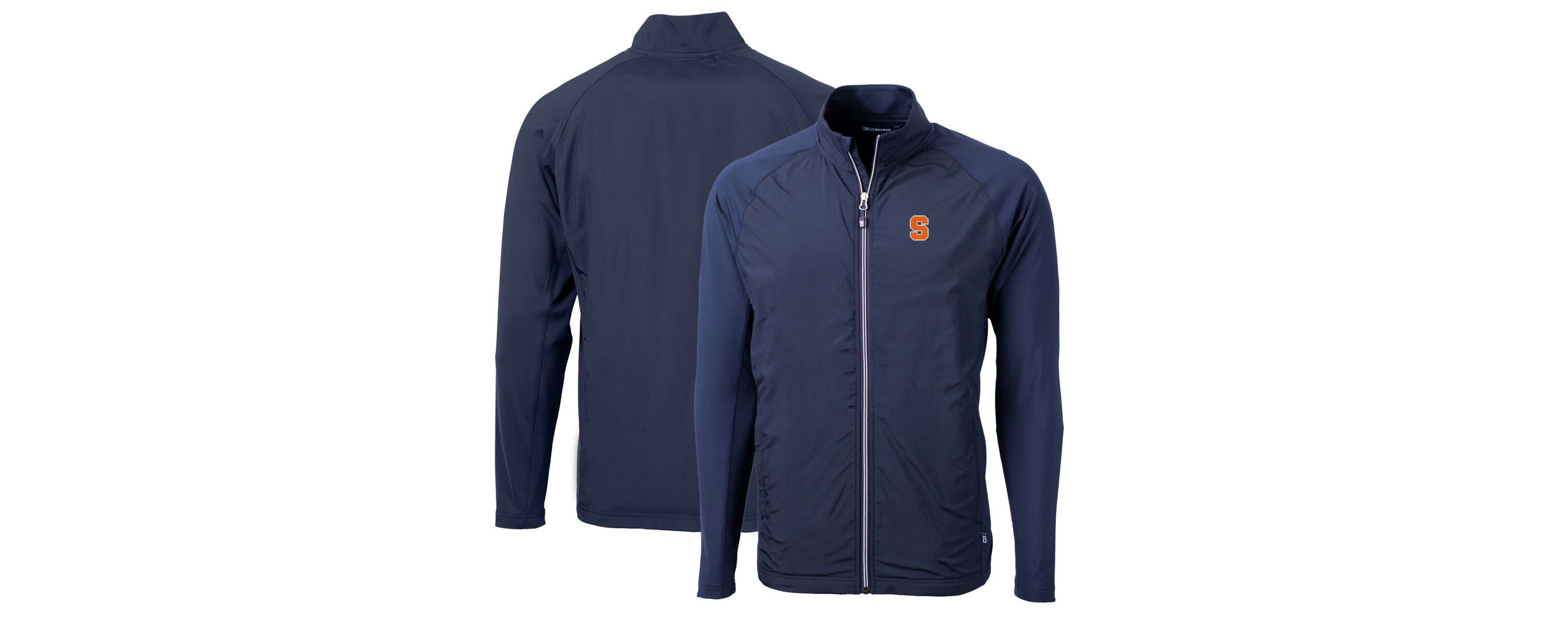 Syracuse Orange NCAA Syracuse Big & Tall Adapt Eco Knit Hybrid Recycled Full-Zip Jacket