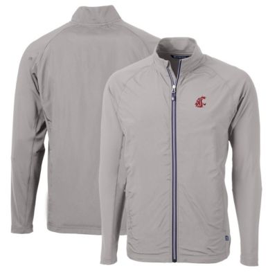 NCAA Washington State Cougars Big & Tall Adapt Eco Knit Hybrid Recycled Full-Zip Jacket