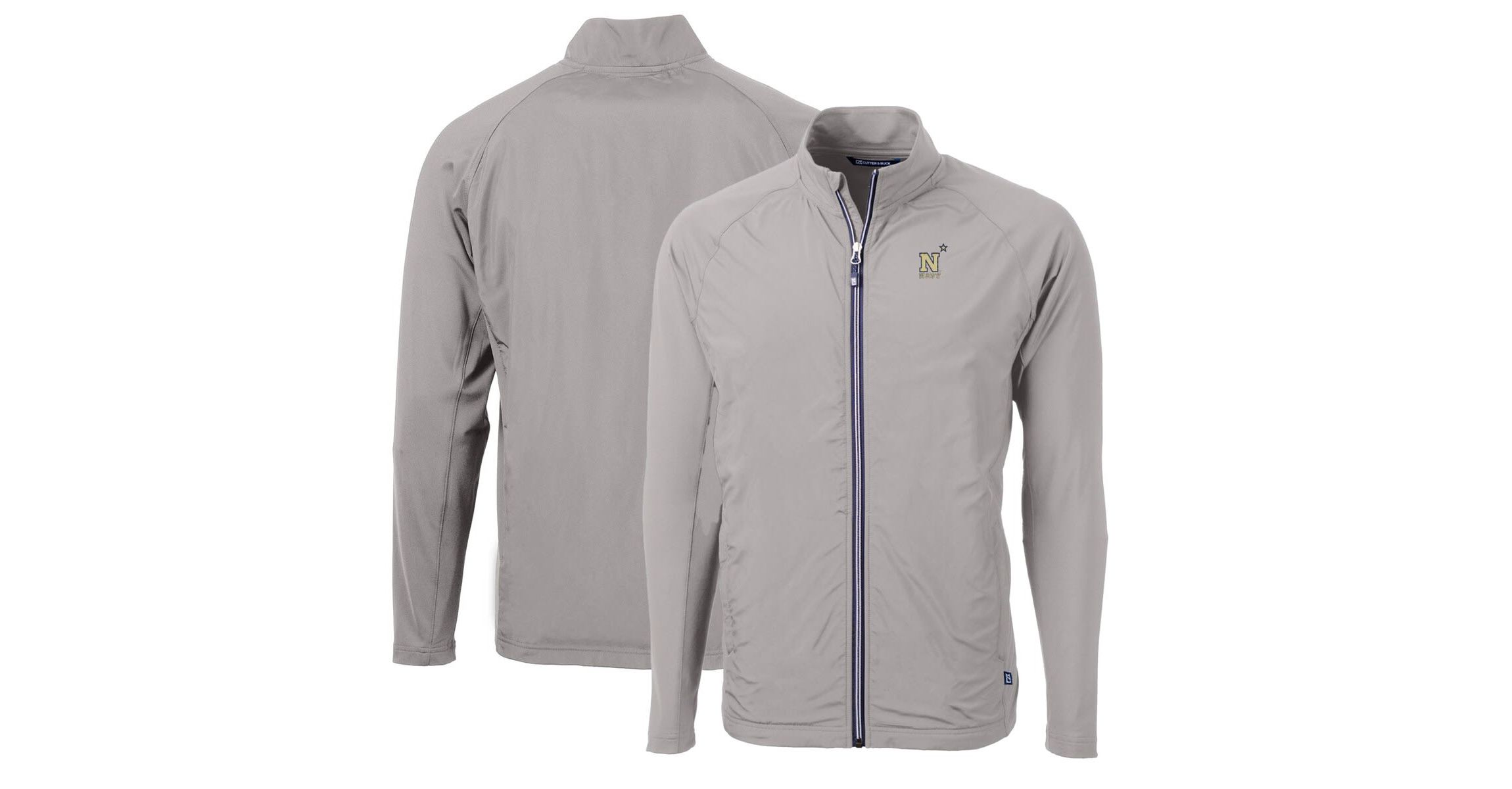 Navy Midshipmen NCAA Midshipmen Big & Tall Adapt Eco Knit Hybrid Recycled Full-Zip Jacket