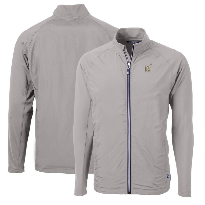 Navy Midshipmen NCAA Midshipmen Big & Tall Adapt Eco Knit Hybrid Recycled Full-Zip Jacket