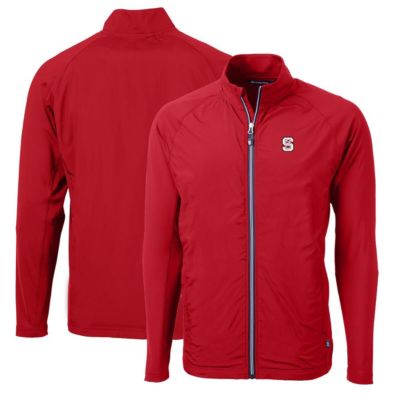 NCAA NC State Wolfpack Big & Tall Adapt Eco Knit Hybrid Recycled Full-Zip Jacket