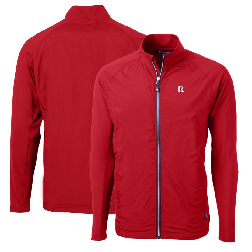 Rutgers Scarlet Knights NCAA Rutgers Knights Big & Tall Adapt Eco Knit Hybrid Recycled Full-Zip Jacket