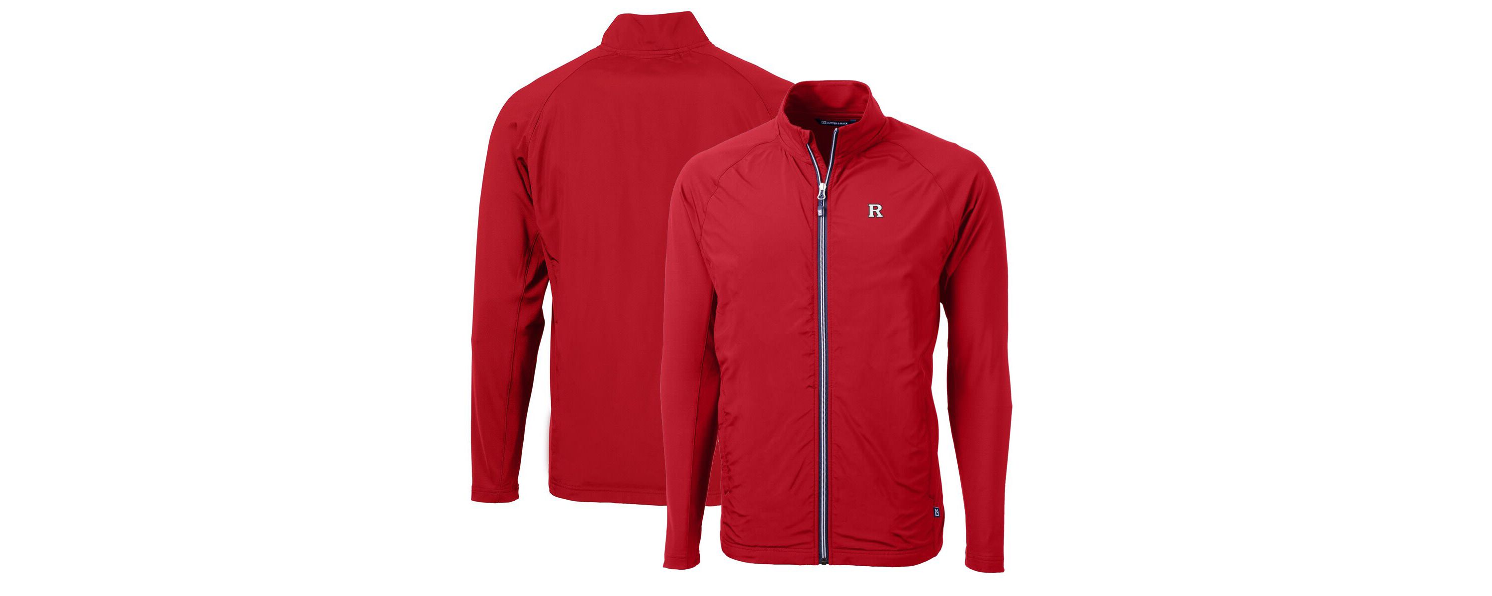 Rutgers Scarlet Knights NCAA Rutgers Knights Big & Tall Adapt Eco Knit Hybrid Recycled Full-Zip Jacket