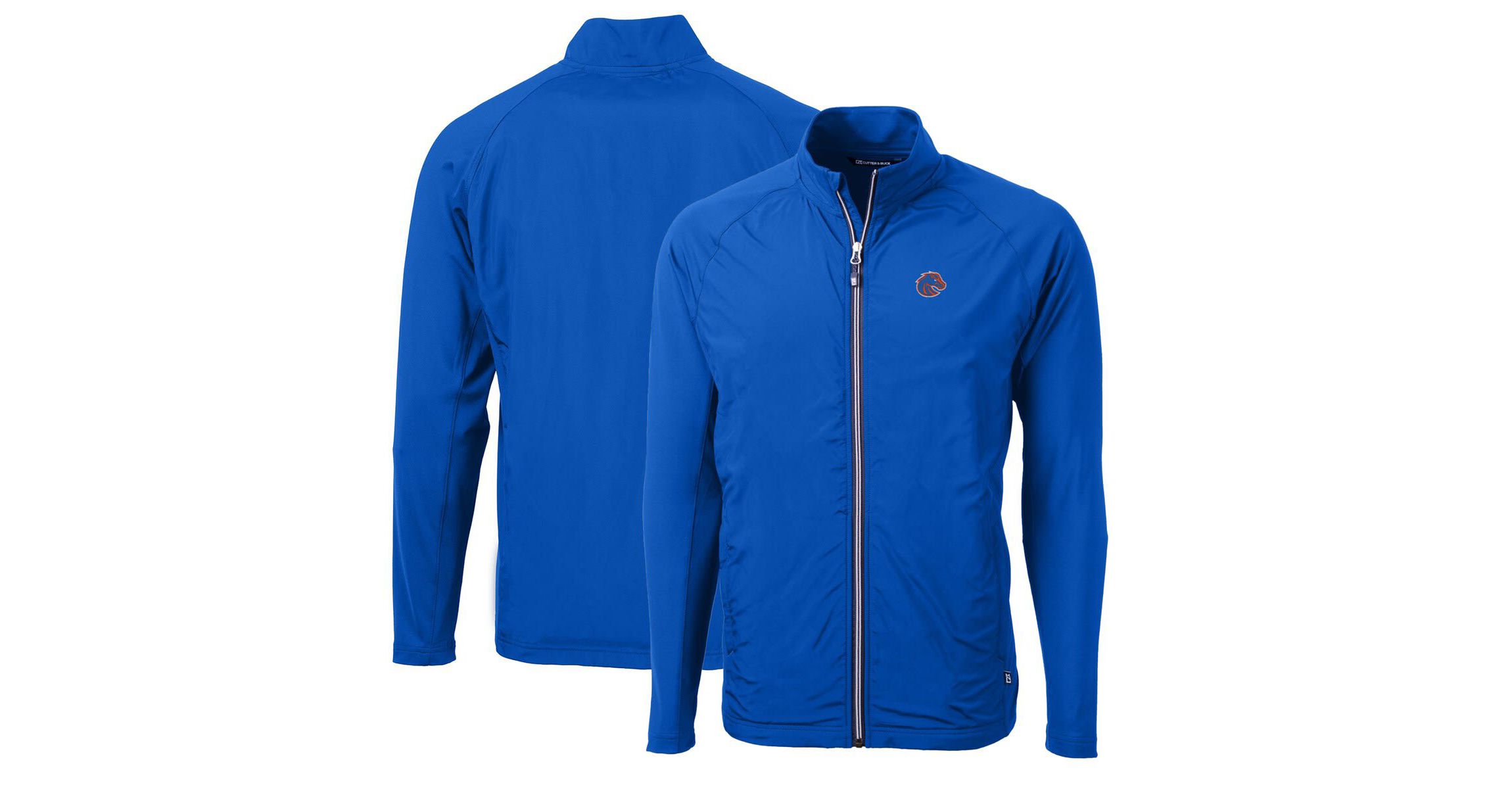NCAA Boise State Broncos Big & Tall Adapt Eco Knit Hybrid Recycled Full-Zip Jacket