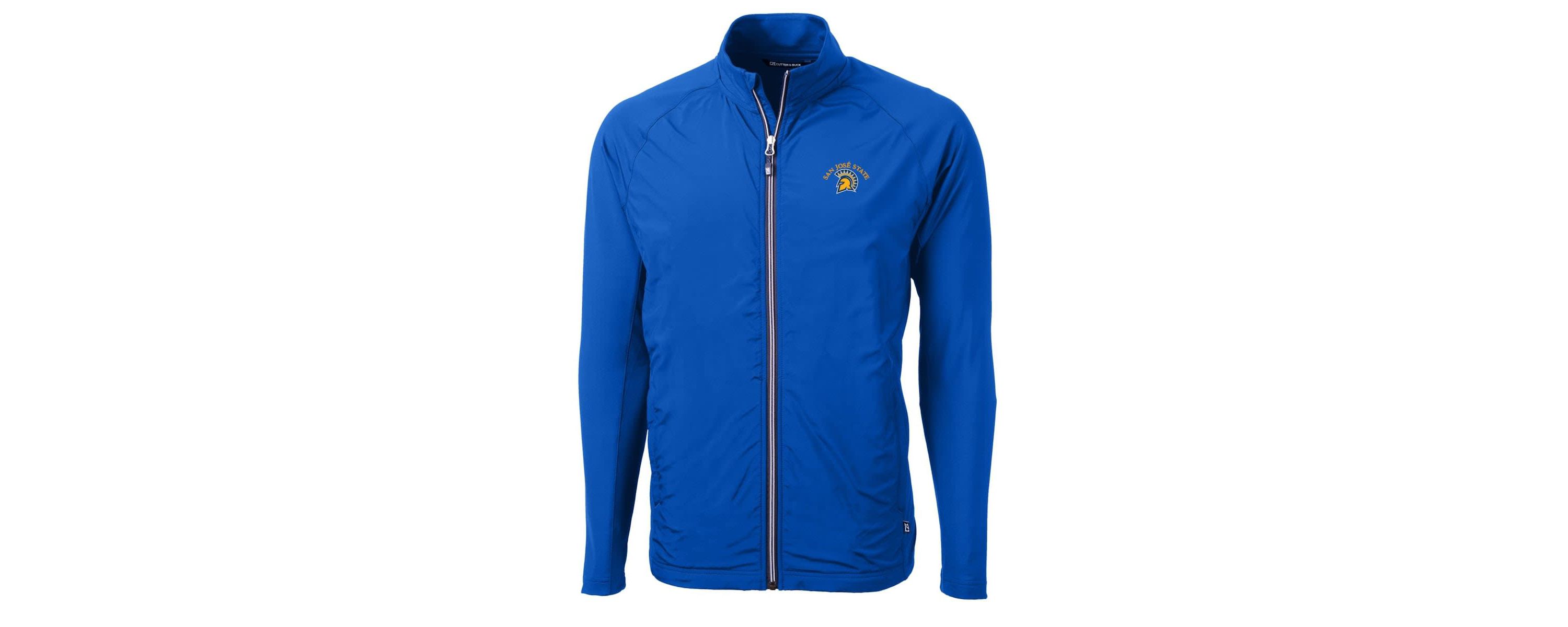NCAA San Jose State Spartans Big & Tall Adapt Eco Knit Hybrid Recycled Full-Zip Jacket