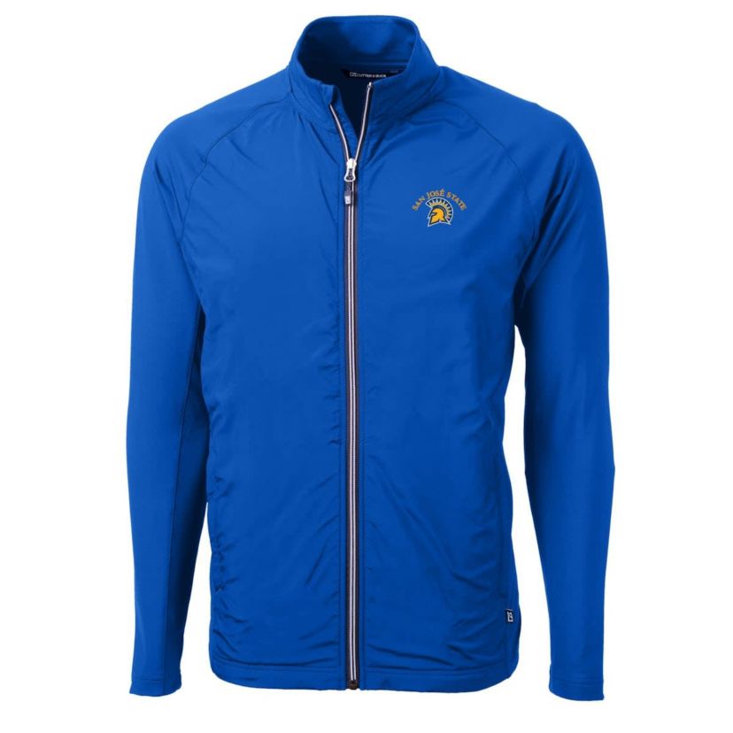 NCAA San Jose State Spartans Big & Tall Adapt Eco Knit Hybrid Recycled Full-Zip Jacket